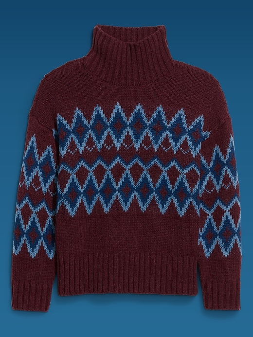 Old Navy X Altuzarra Fair Isle Mock-Neck Sweater