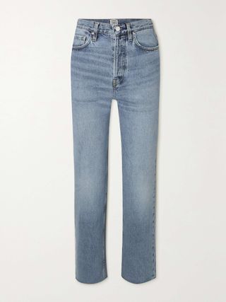 + Net Sustain Classic Cut High-Rise Straight-Leg Organic Jeans