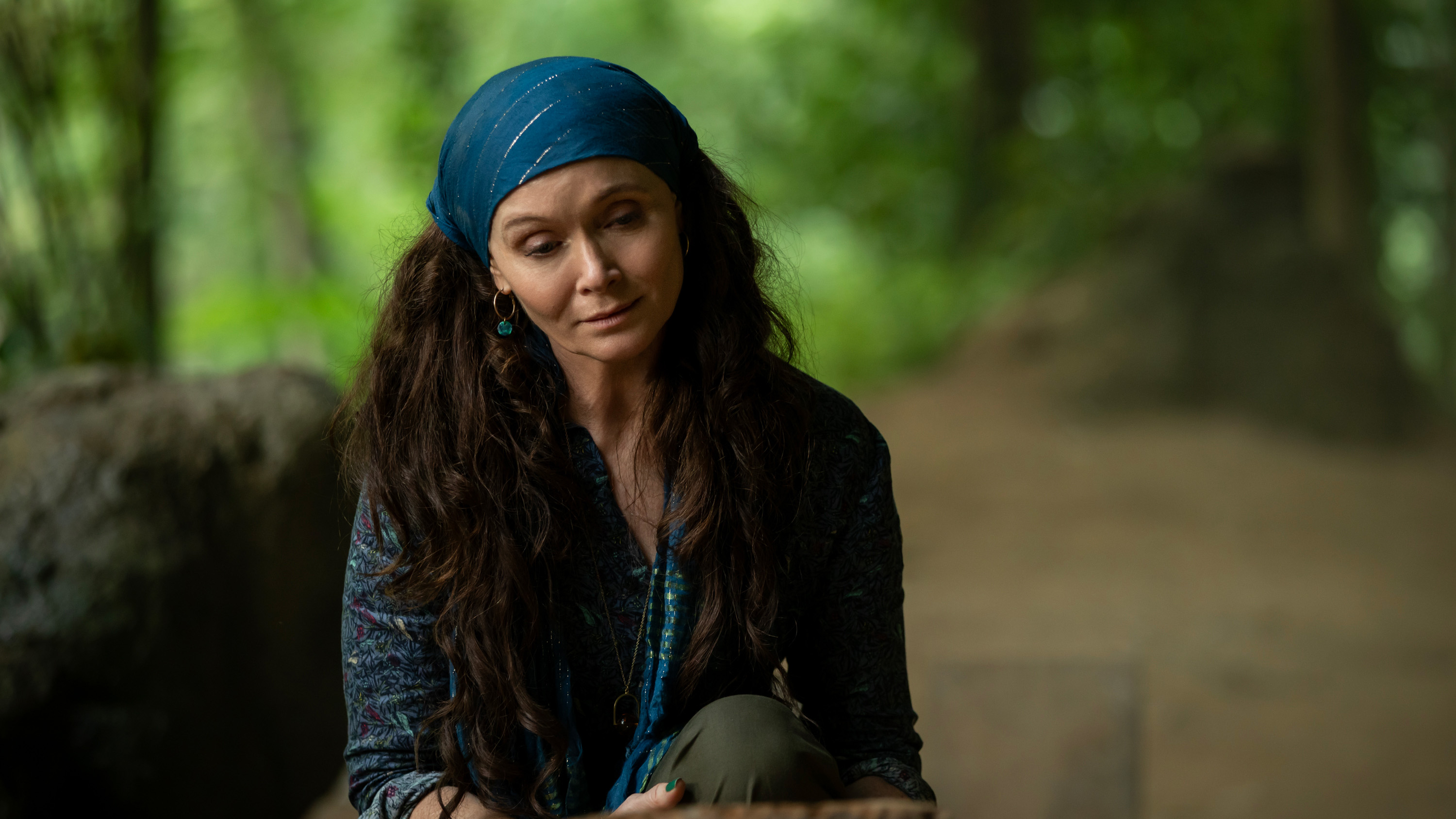 Essie Davis as Dame Sylvia in Alien: Earth episode 8.