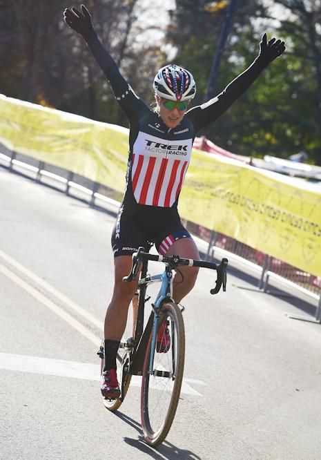 Katie Compton (Trek Factory Racing) wins the Continental Championship at Devou Park