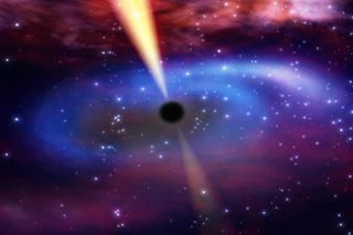 Star-guzzling black hole