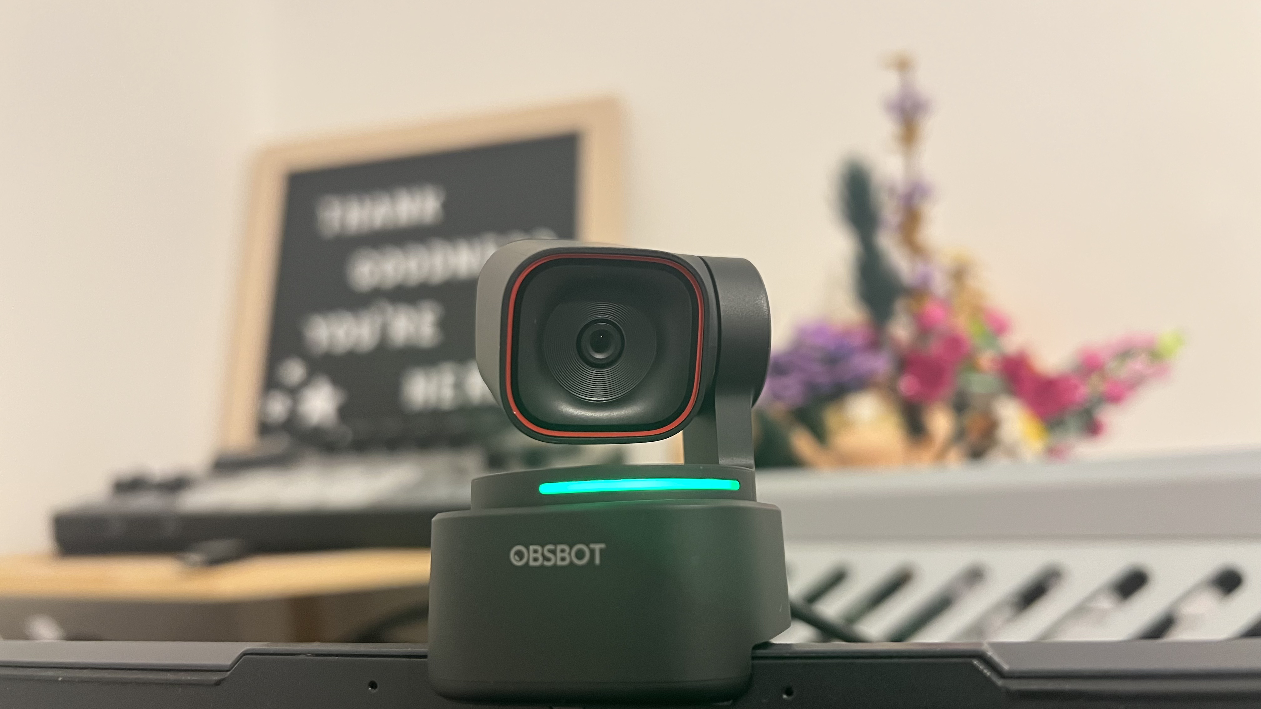 Obsbot Tiny 3 Lite webcam set-up.
