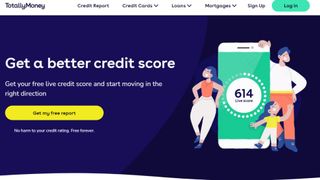 Website screenshot for TotallyMoney