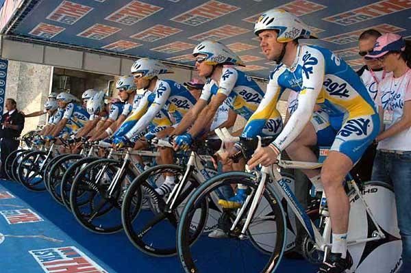 AG2R-Prevoyance about to start their time trial