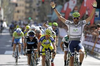 Race leader Francisco Ventoso (Movistar) wins for the second straight day.