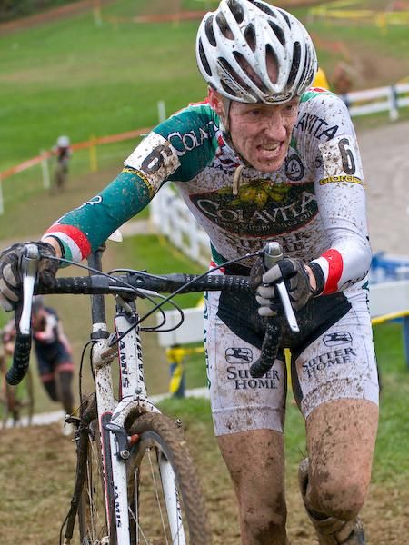 The face of Tyler Wren (Colavita Sutter Home) shows the effort.