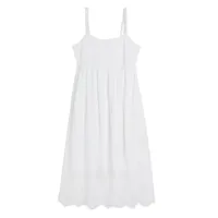 White Broderie Smock Midi Dress, £48 | River Island