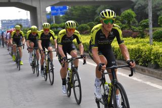 Matteo Trentin (Mitchelton-Scott) in action at the Tour of Guangxi