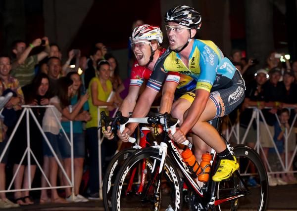 Luke Keough (Team Mountain Khakis-SmartStop) wins the 2012 Terrapin Twilight Criterium