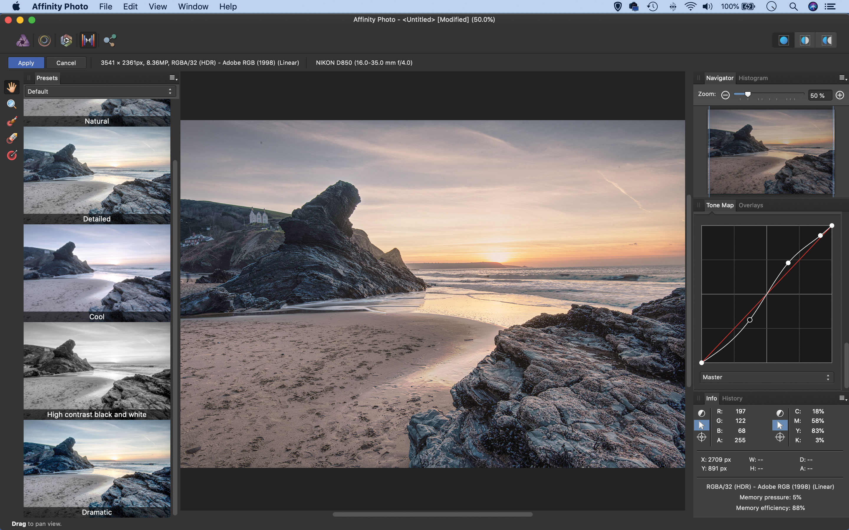 Create vibrant HDR images in Affinity Photo with merge and tone mapping ...