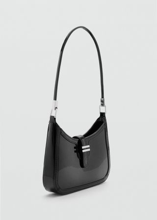 Patent Leather-Effect Shoulder Bag - Women | Mango Usa