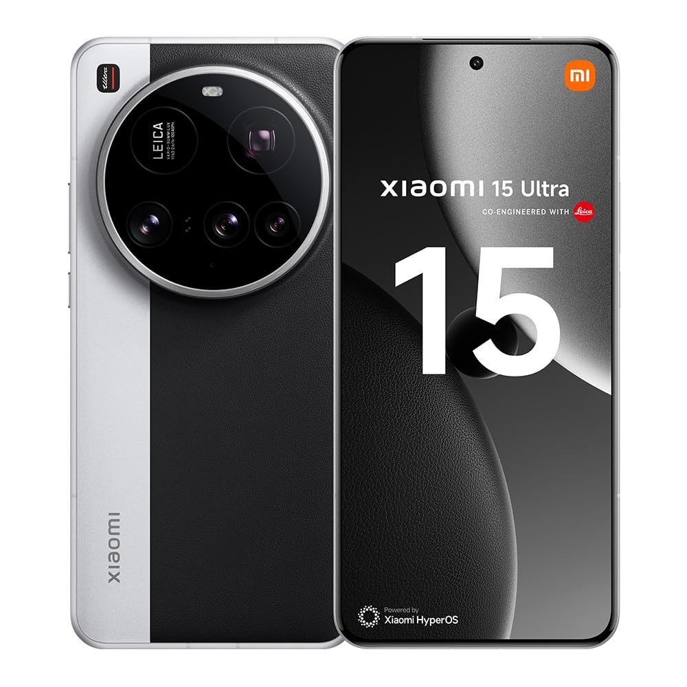 Xiaomi 15 Ultra phone front and rear views