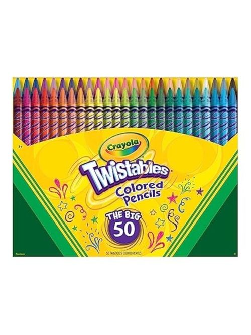Twistables Colored Pencil Set (50ct)