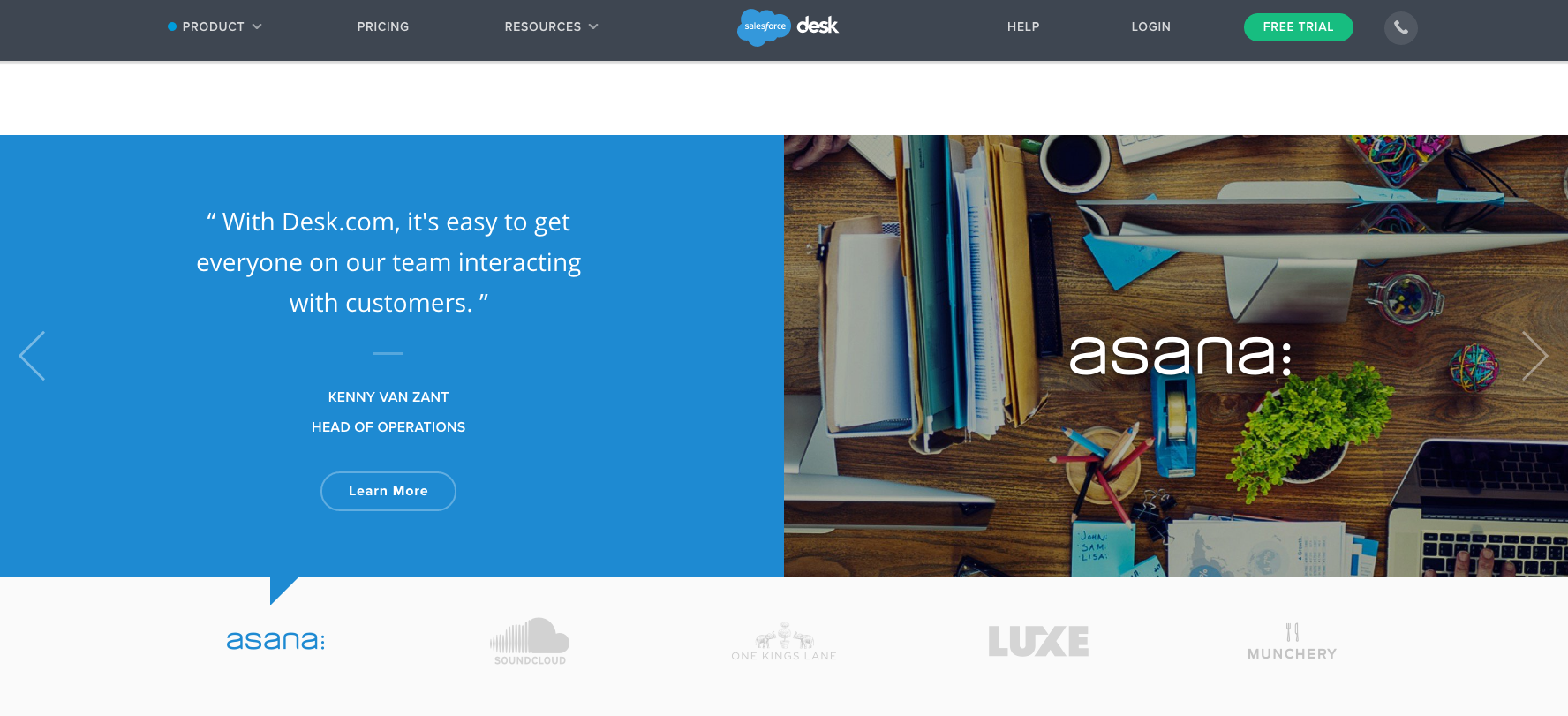 Sliders in web design: The Barrelhouse Flat