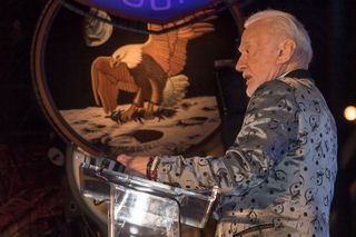 Apollo 11's Buzz Aldrin reflects on the first human landing on the moon, which occurred on July 20, 1969.
