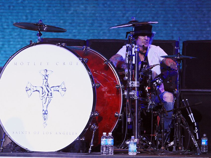 Mötley Crüe reveal insane 'roller coaster' drum stunt | MusicRadar