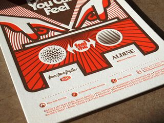 Aaron Draplin letterpress print