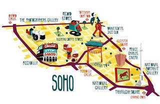 illustrated maps: soho