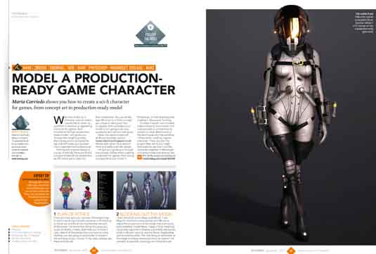 Learn to create a production-ready video game character