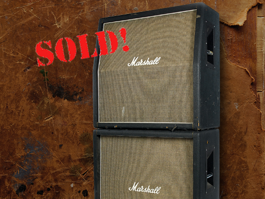 1970 Marshall 'basket weave' 4 x 12 cabinets