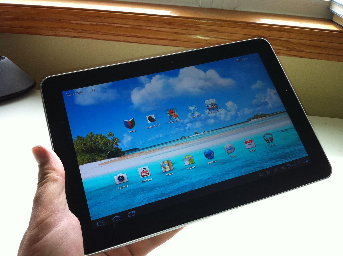 Samsung Galaxy Tab 10.1 Usability and screen Samsung Galaxy Tab 10.1