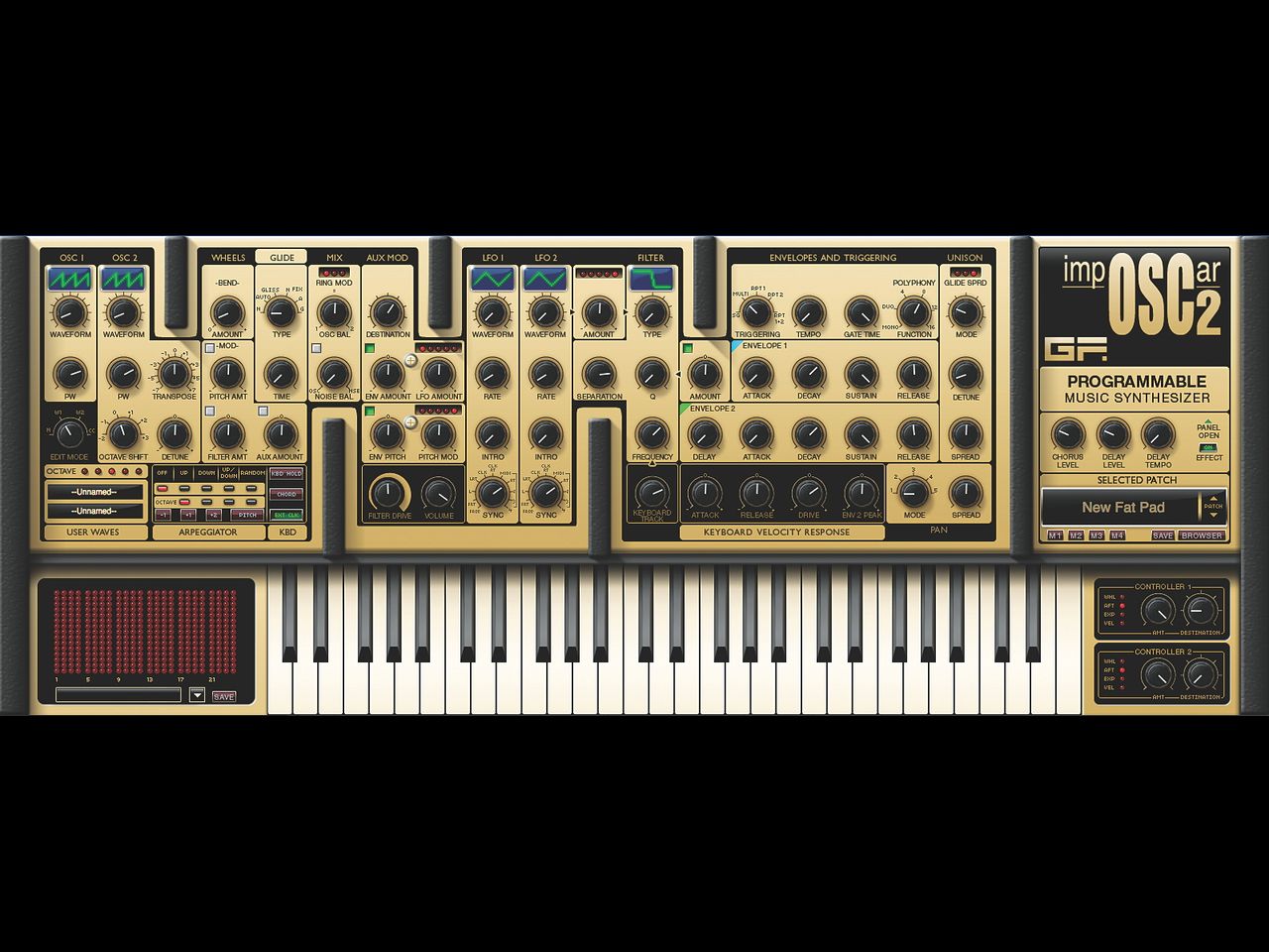 The Unison function enables you to stack multiple voices for super-fat sounds.