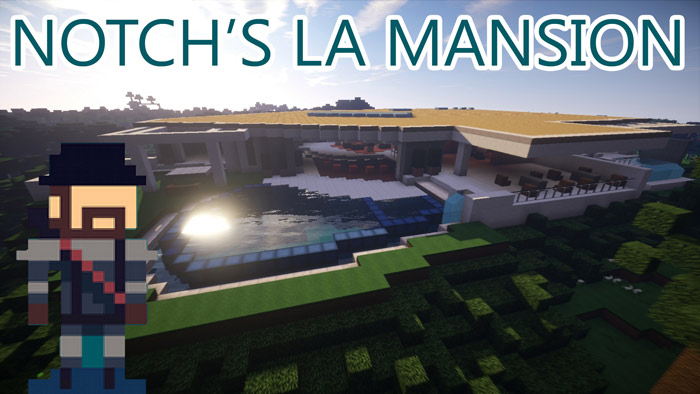 Notch&#039;s Minecraft Mansion