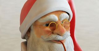 This Santa model from Turbosquid is yours to use with a standard royalty-free licence