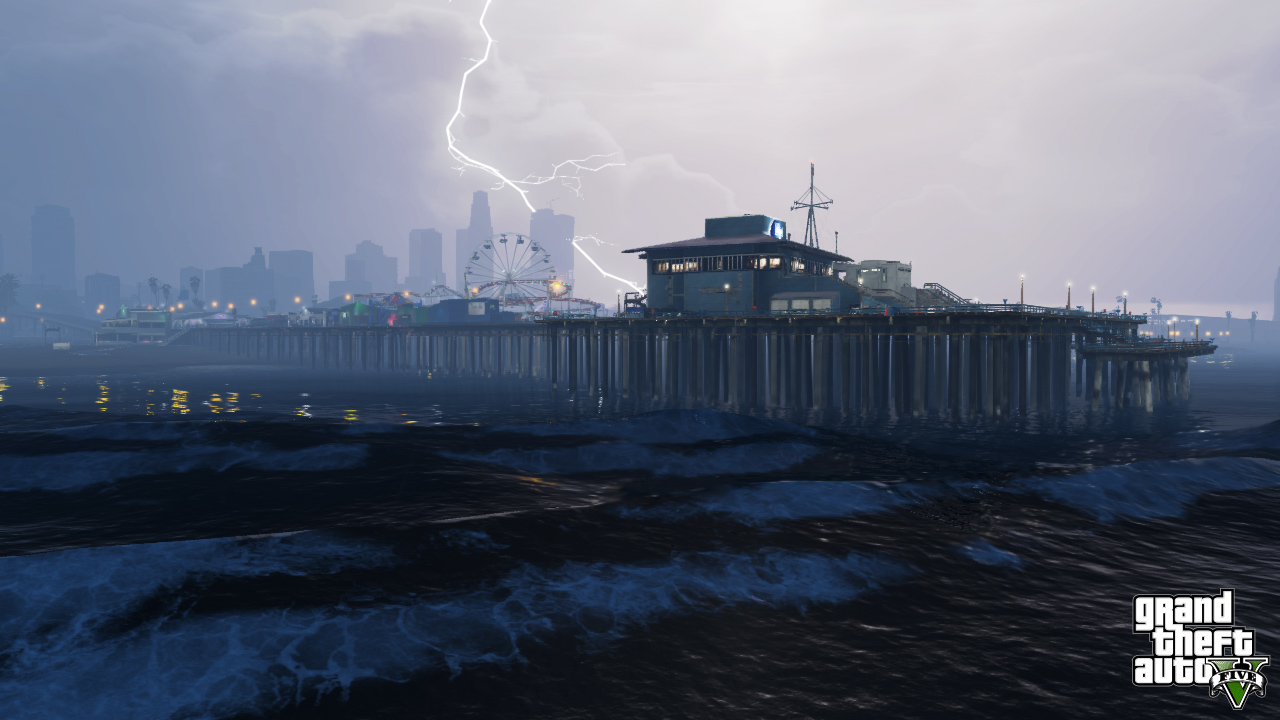 GTA 5: Moody Pier