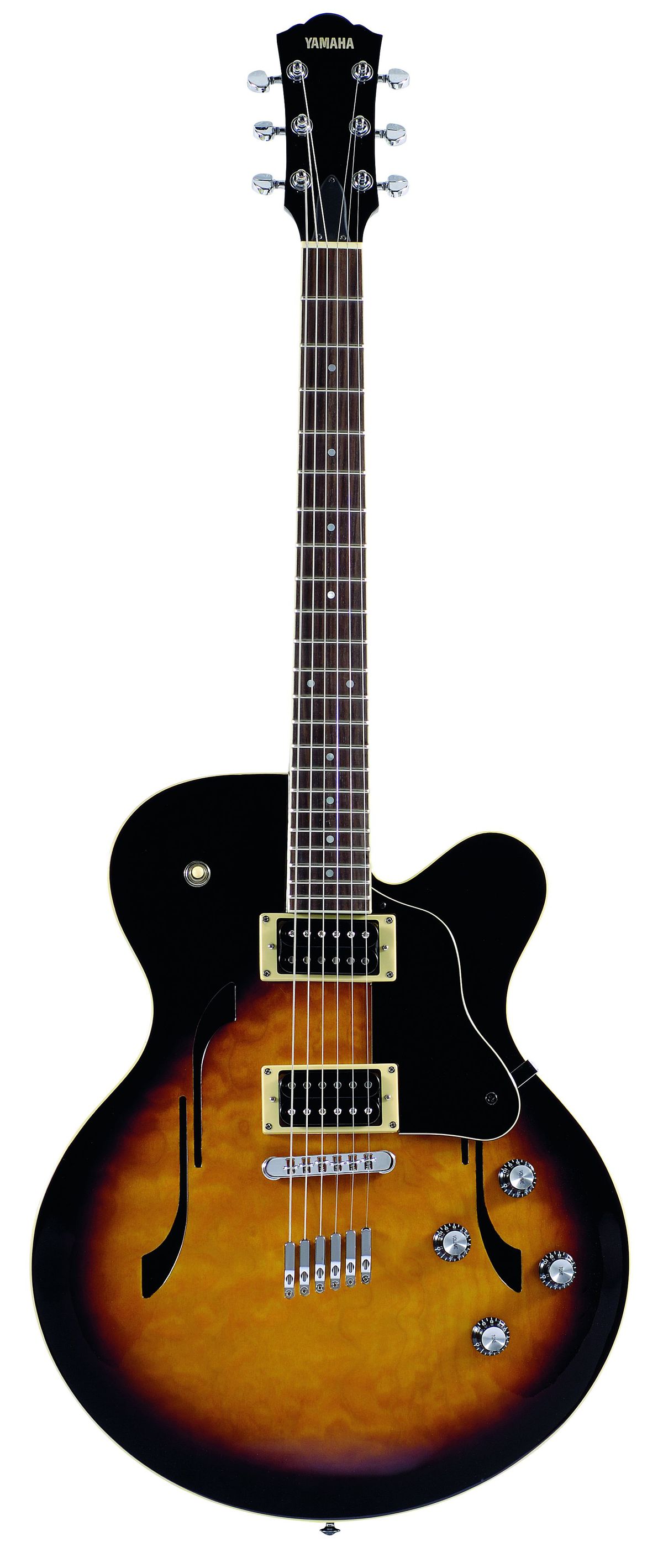 The AE500 is a single cutaway with humbuckers.