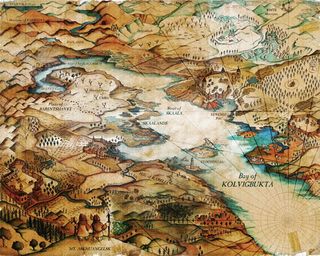 We love the traditional style for this illustrated map
