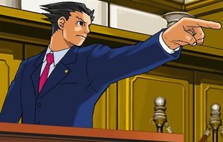 Ace Attorney raises their hand to lodge an objection