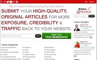 Free articles can help encourage signups
