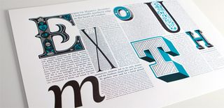 Letterpress typography