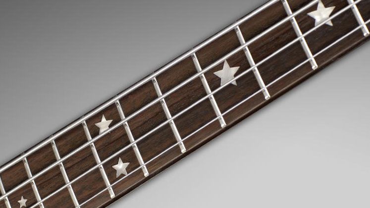 Star inlays and Rosewood fingerboard