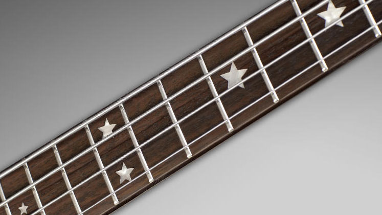Star inlays and Rosewood fingerboard