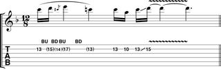 Two-step two-tone lick tab