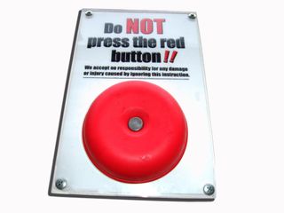 red stop button
