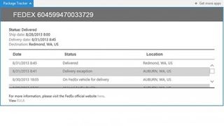 Fedex Package Tracker