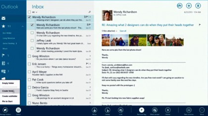 Mail in Windows 8.1