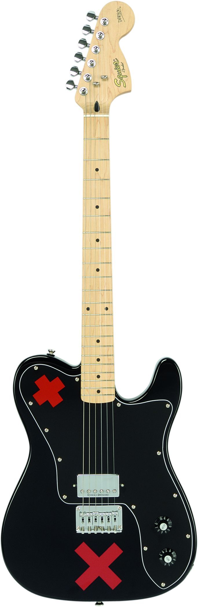 最新作大人気★Squier by Fender★Deryck Whibley Signature TELECASTER Black SUM41デリック・ウィブリーモデル 2007年製 状態良好★ フェンダー