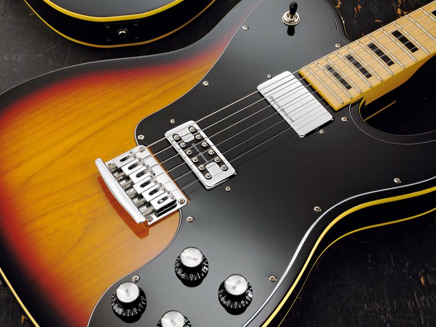 One of the finishes available is a classic three-tone sunburst.