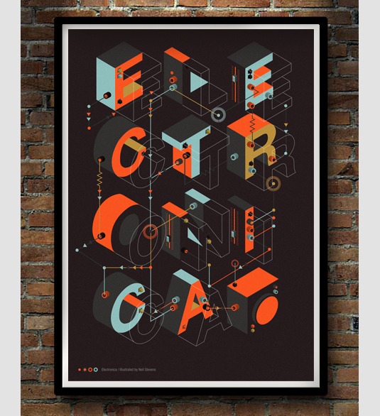 Neil Stevens' 'Electronica' is a visual appreciation of his favourite musical genre