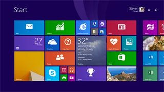 Windows 8.1.1 startup screen