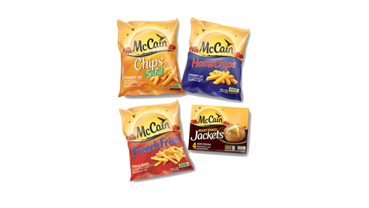 McCain's packaging had a recent refresh, but key was retaining familiarity