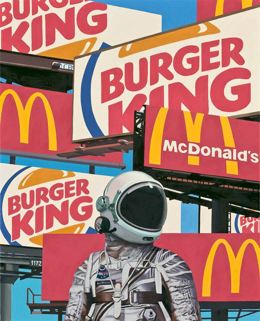 astronaut paintings