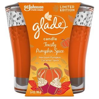 Glade Toasty Pumpkin Spice Scented Jar Candle