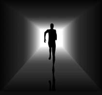 The running man optical illusion