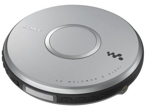 The portable CD player is still hanging on in there