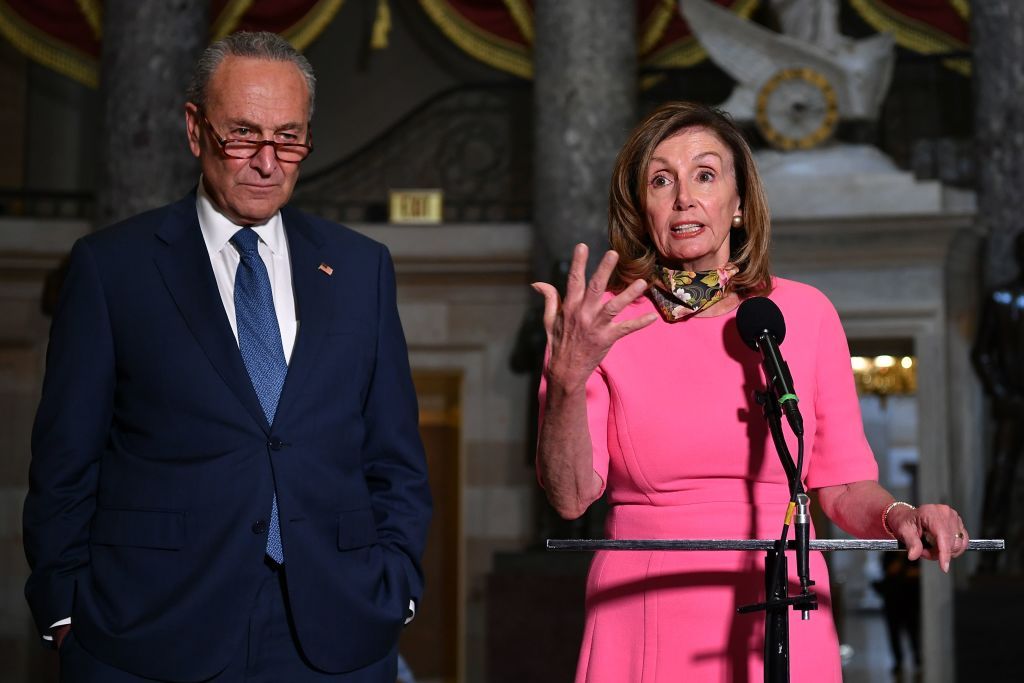 House Speaker Nancy Pelosi and Senate Minority Leader Chuck Schumer.